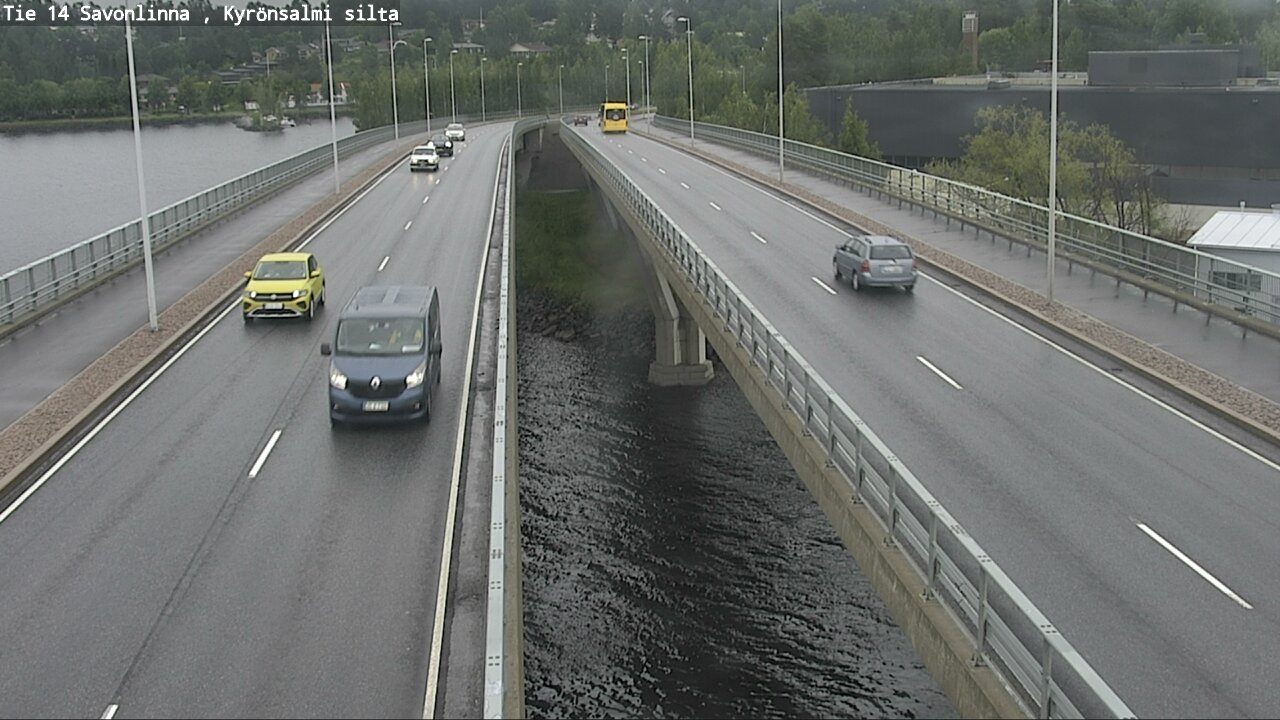 Weather Camera Image Road 14 Savonlinna, Kyrönsalmi, Savonlinna, Etelä-Savo