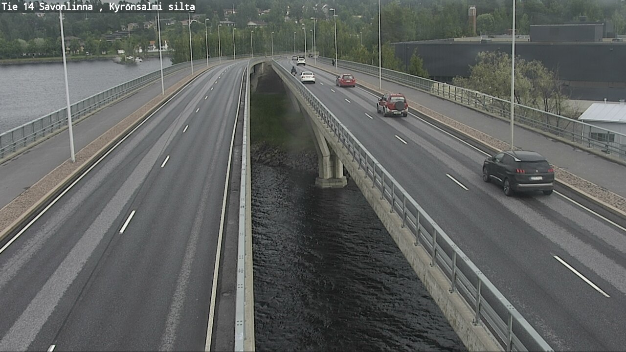 Weather Camera Image Road 14 Savonlinna, Kyrönsalmi, Savonlinna, Etelä-Savo