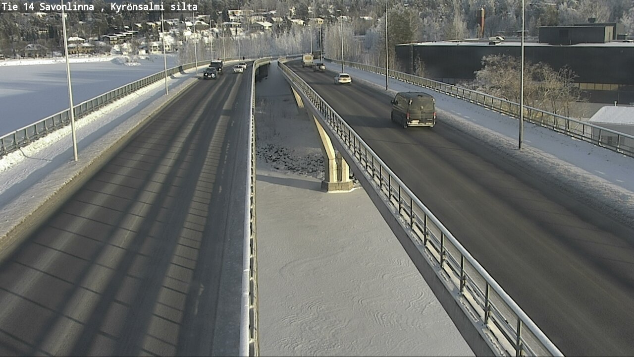 Weather Camera Image Road 14 Savonlinna, Kyrönsalmi, Savonlinna, Etelä-Savo