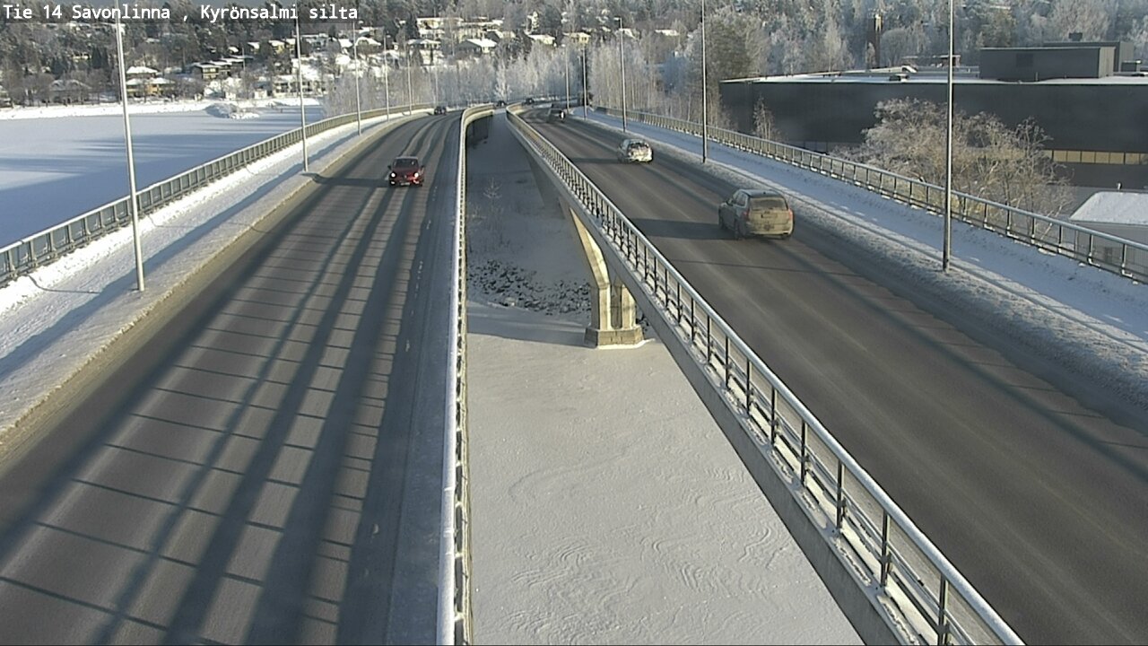 Weather Camera Image Road 14 Savonlinna, Kyrönsalmi, Savonlinna, Etelä-Savo