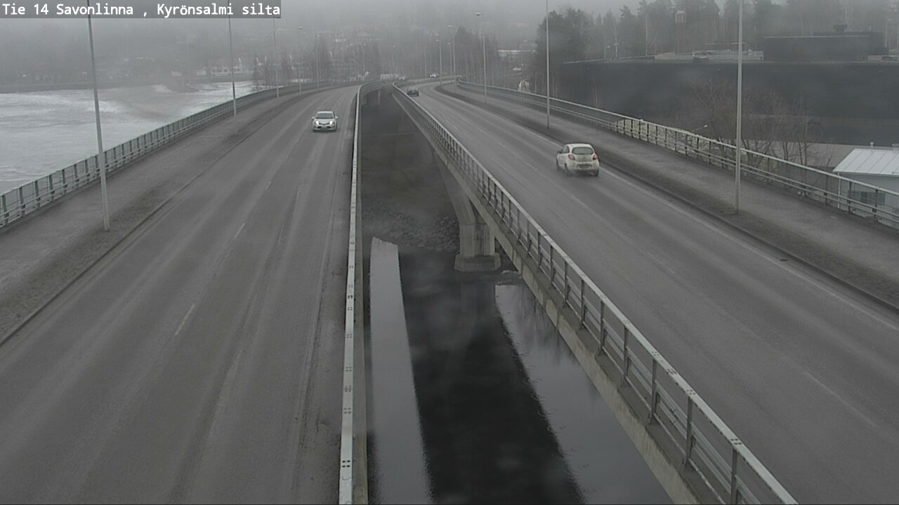 Weather Camera Image Väg 14 Nyslott, Kyrönsalmi, Savonlinna, Etelä-Savo