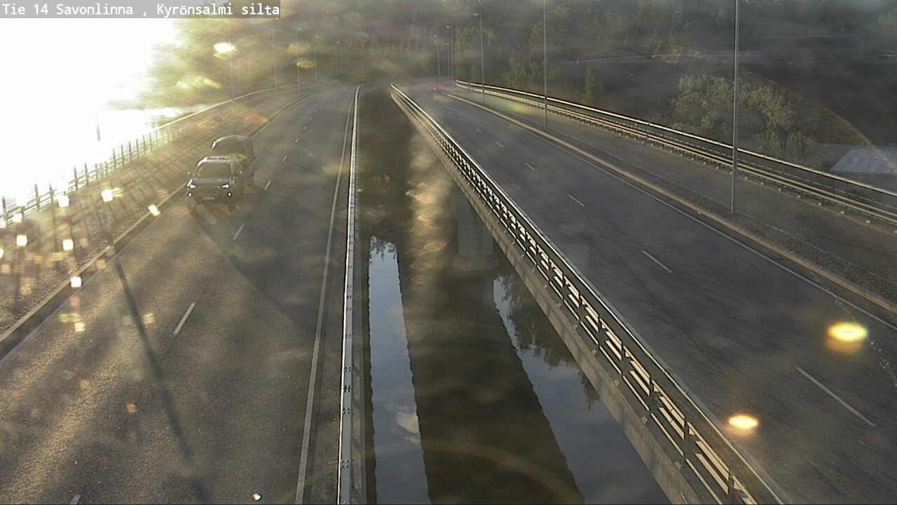 Weather Camera Image Road 14 Savonlinna, Kyrönsalmi, Savonlinna, Etelä-Savo
