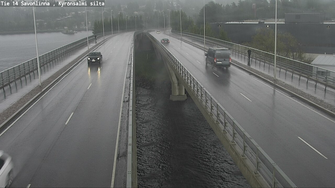 Weather Camera Image Road 14 Savonlinna, Kyrönsalmi, Savonlinna, Etelä-Savo