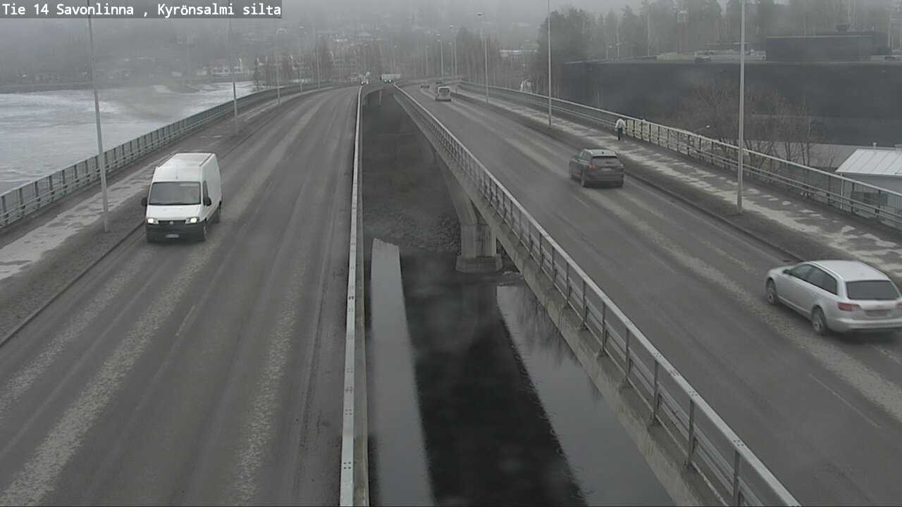 Weather Camera Image Väg 14 Nyslott, Kyrönsalmi, Savonlinna, Etelä-Savo