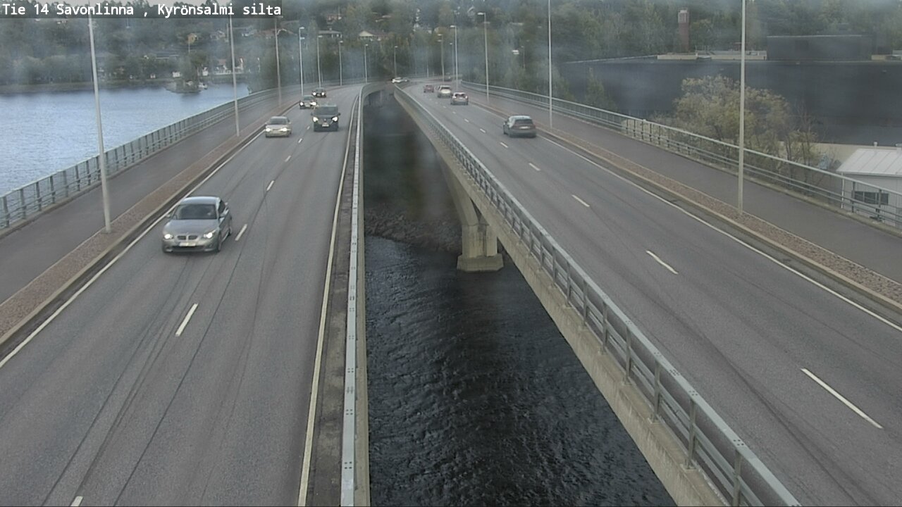 Weather Camera Image Road 14 Savonlinna, Kyrönsalmi, Savonlinna, Etelä-Savo