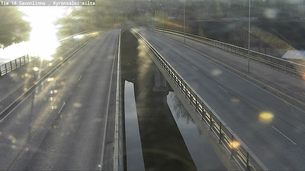 Weather Camera Image Väg 14 Nyslott, Kyrönsalmi, Savonlinna, Etelä-Savo