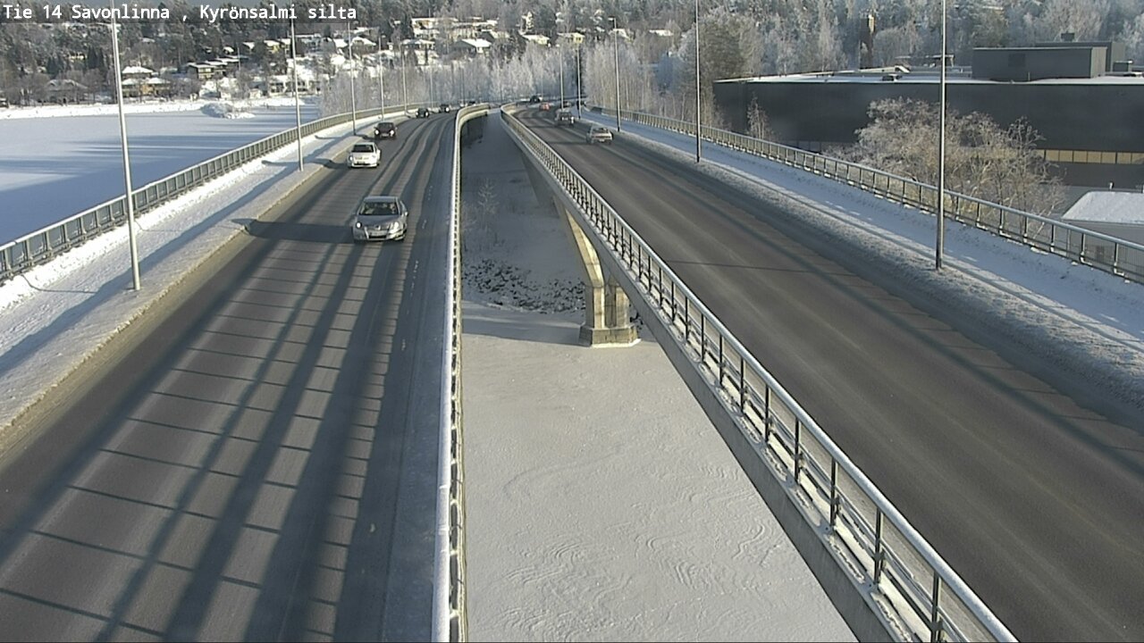Weather Camera Image Road 14 Savonlinna, Kyrönsalmi, Savonlinna, Etelä-Savo
