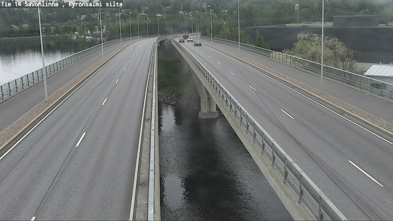 Weather Camera Image Road 14 Savonlinna, Kyrönsalmi, Savonlinna, Etelä-Savo