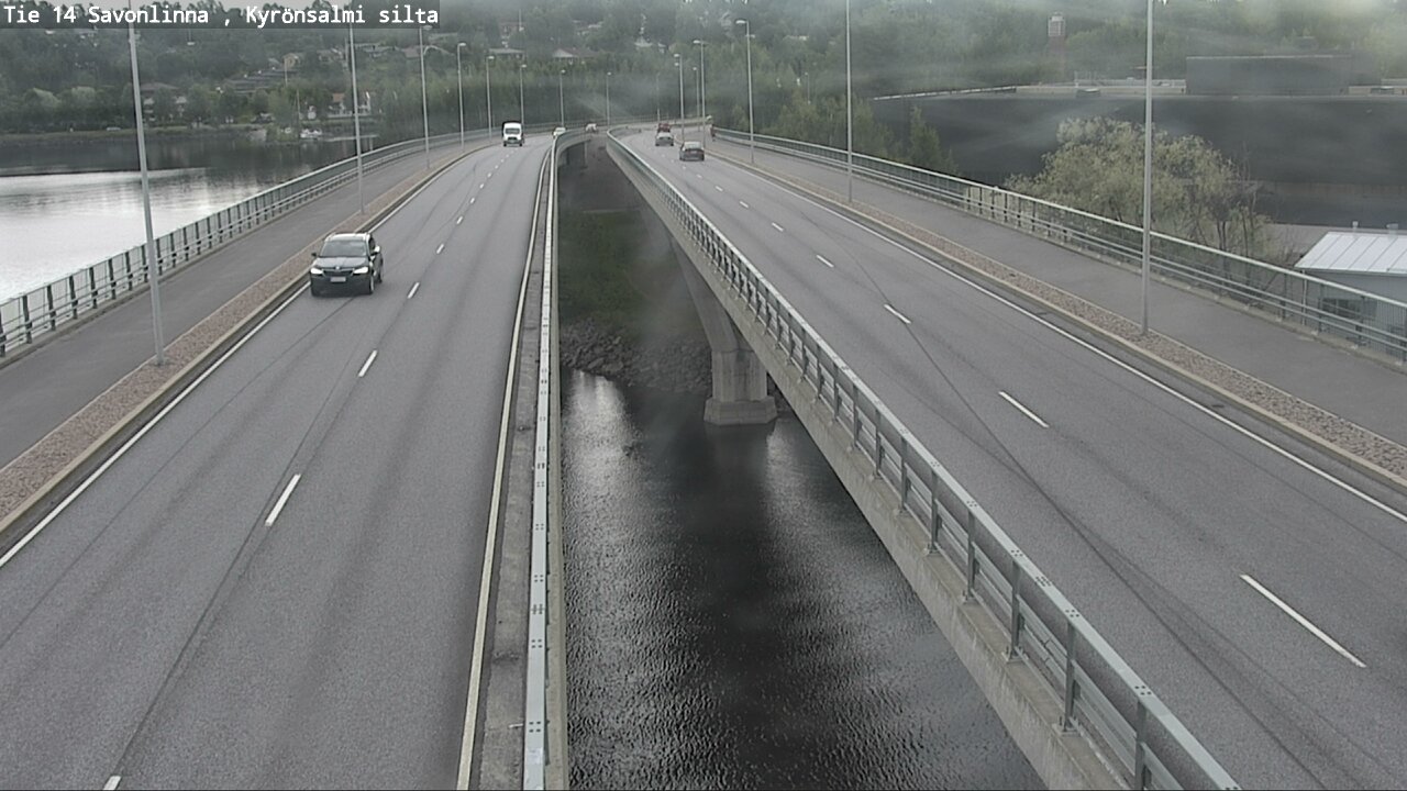 Weather Camera Image Road 14 Savonlinna, Kyrönsalmi, Savonlinna, Etelä-Savo