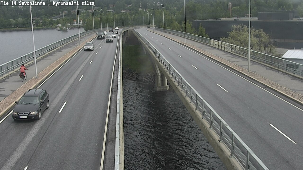 Weather Camera Image Road 14 Savonlinna, Kyrönsalmi, Savonlinna, Etelä-Savo