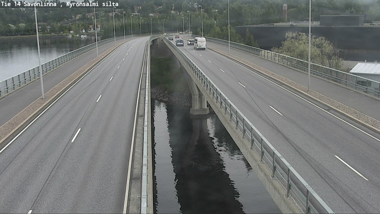 Weather Camera Image Road 14 Savonlinna, Kyrönsalmi, Savonlinna, Etelä-Savo