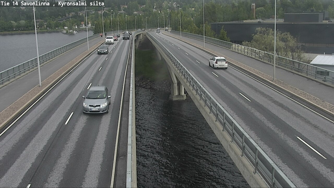 Weather Camera Image Road 14 Savonlinna, Kyrönsalmi, Savonlinna, Etelä-Savo