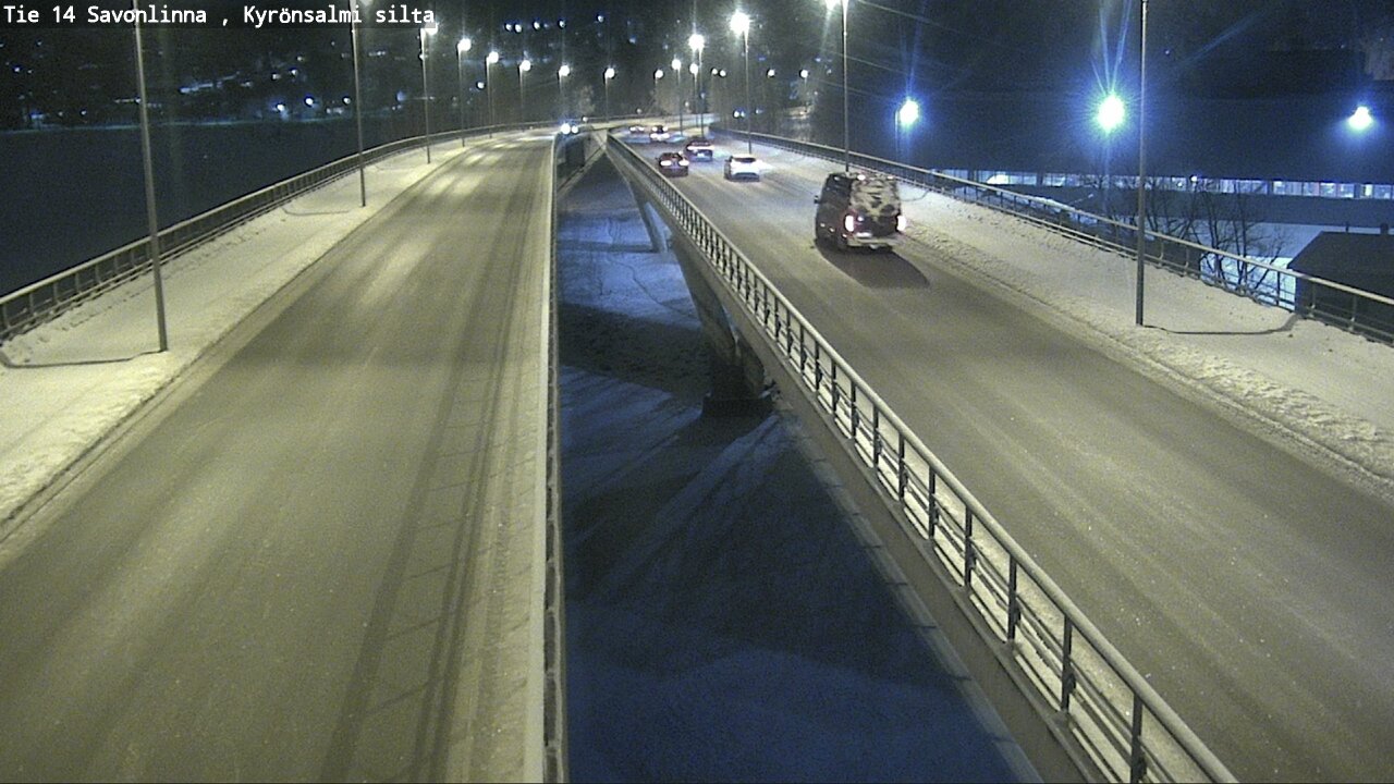 Weather Camera Image Väg 14 Nyslott, Kyrönsalmi, Savonlinna, Etelä-Savo