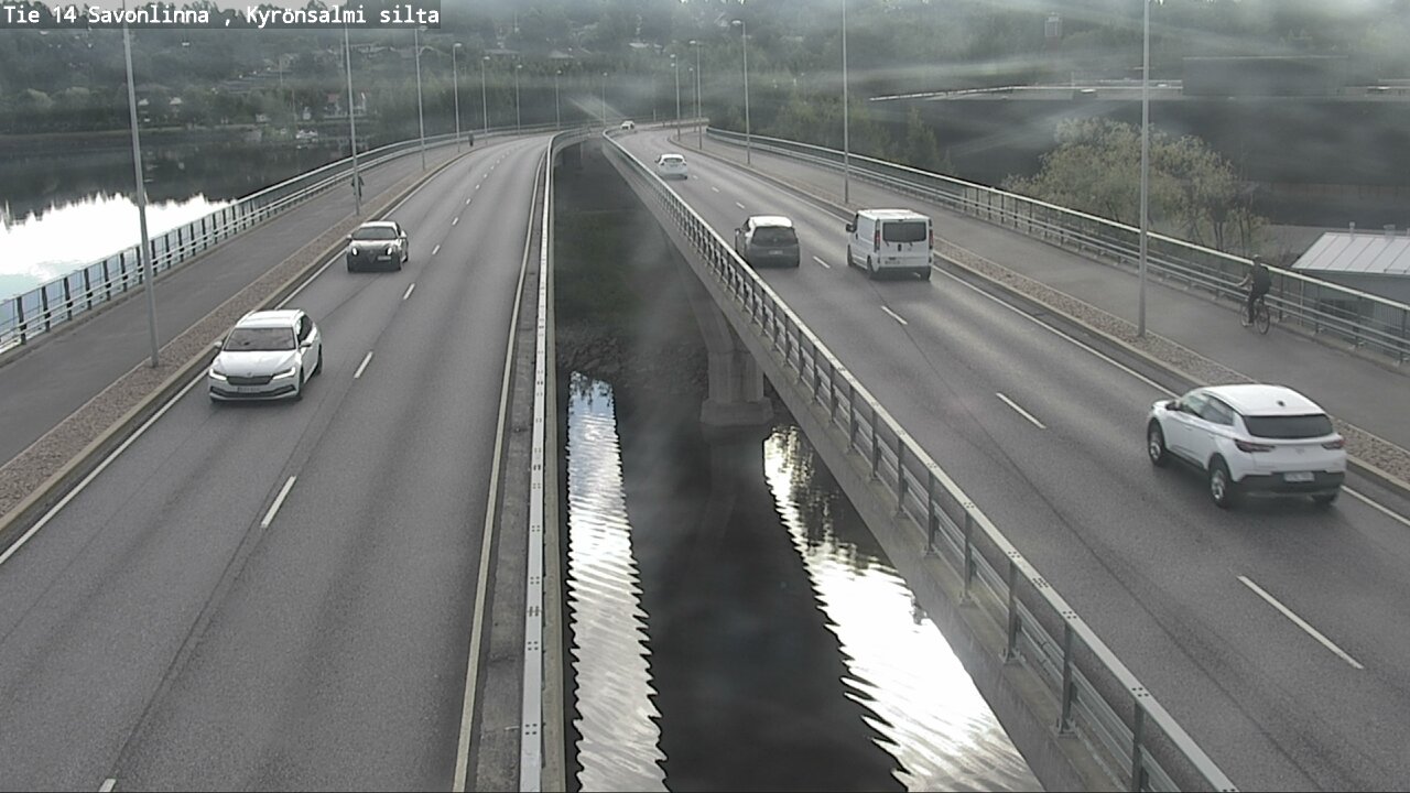 Weather Camera Image Road 14 Savonlinna, Kyrönsalmi, Savonlinna, Etelä-Savo
