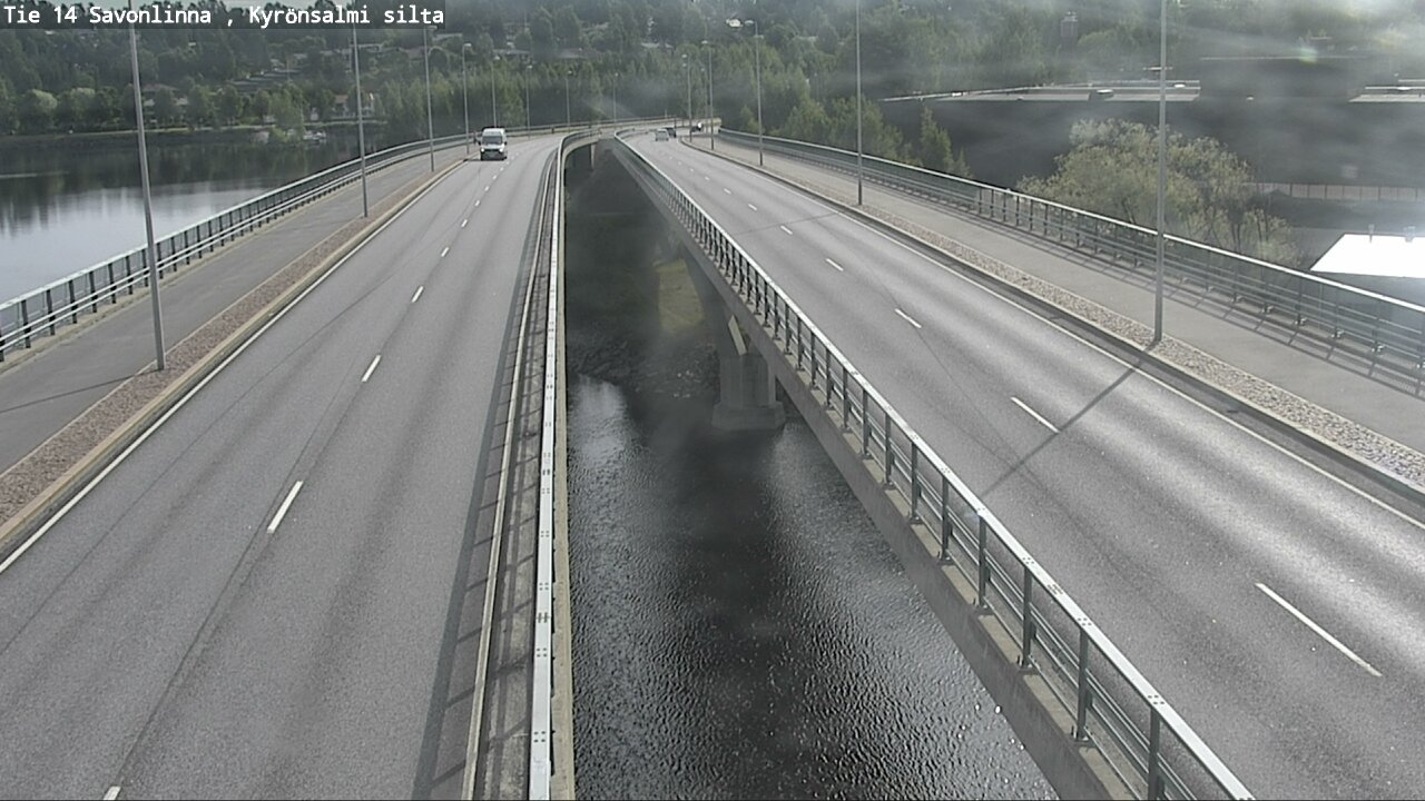 Weather Camera Image Road 14 Savonlinna, Kyrönsalmi, Savonlinna, Etelä-Savo