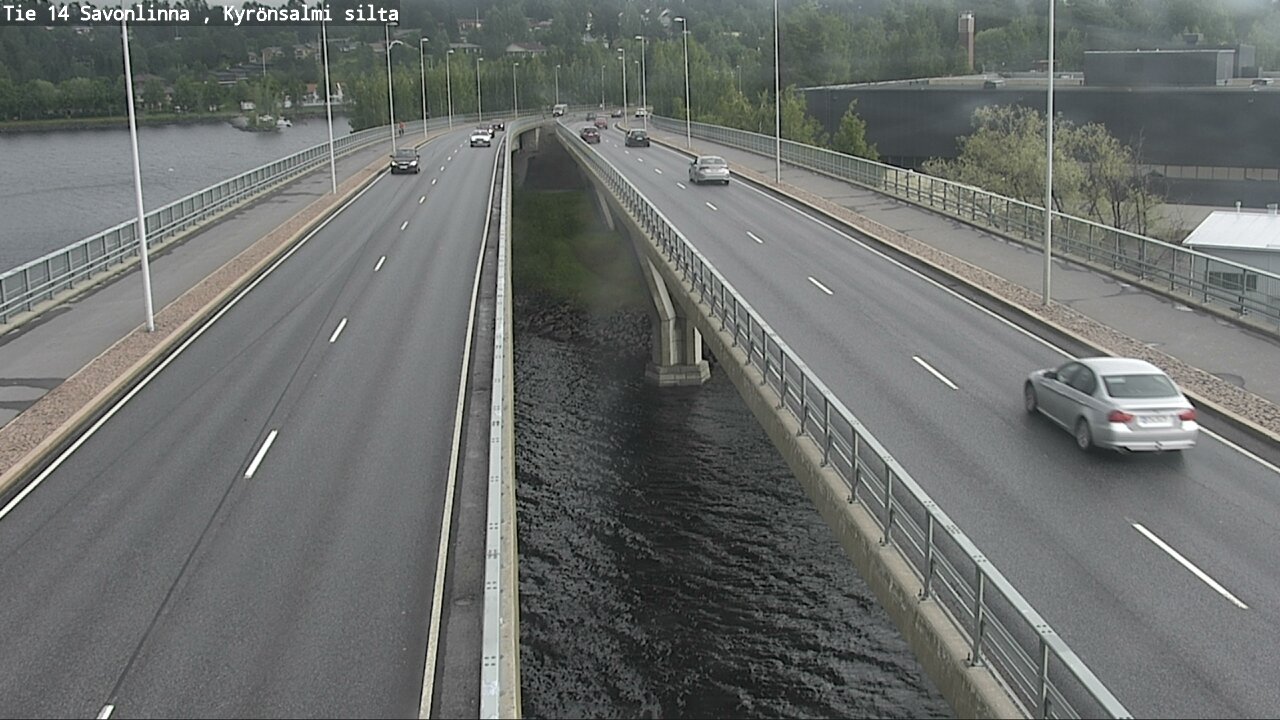 Weather Camera Image Road 14 Savonlinna, Kyrönsalmi, Savonlinna, Etelä-Savo