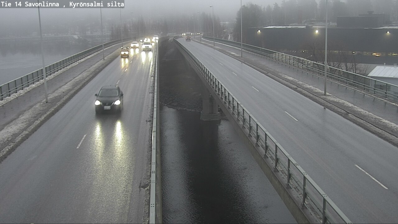 Weather Camera Image Väg 14 Nyslott, Kyrönsalmi, Savonlinna, Etelä-Savo