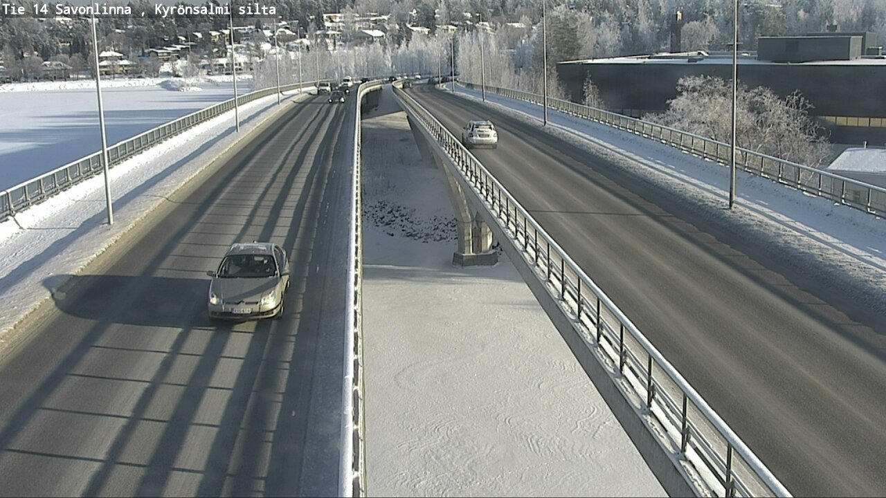 Weather Camera Image Road 14 Savonlinna, Kyrönsalmi, Savonlinna, Etelä-Savo