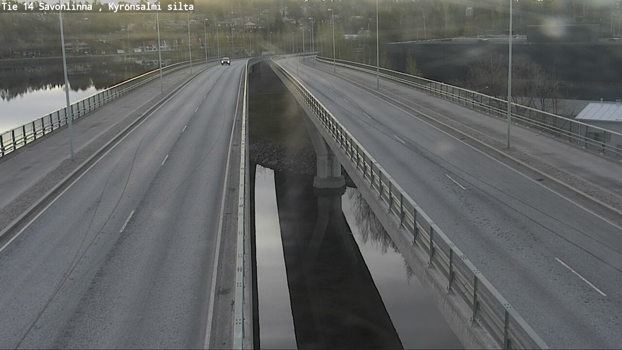 Weather Camera Image Väg 14 Nyslott, Kyrönsalmi, Savonlinna, Etelä-Savo