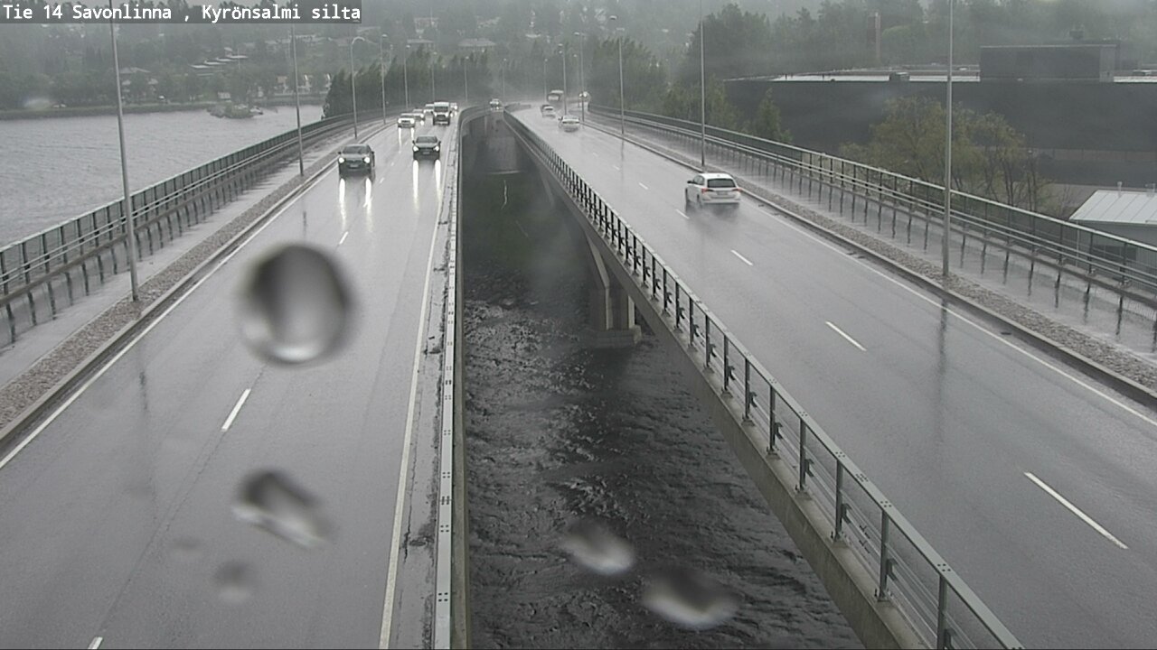 Weather Camera Image Väg 14 Nyslott, Kyrönsalmi, Savonlinna, Etelä-Savo