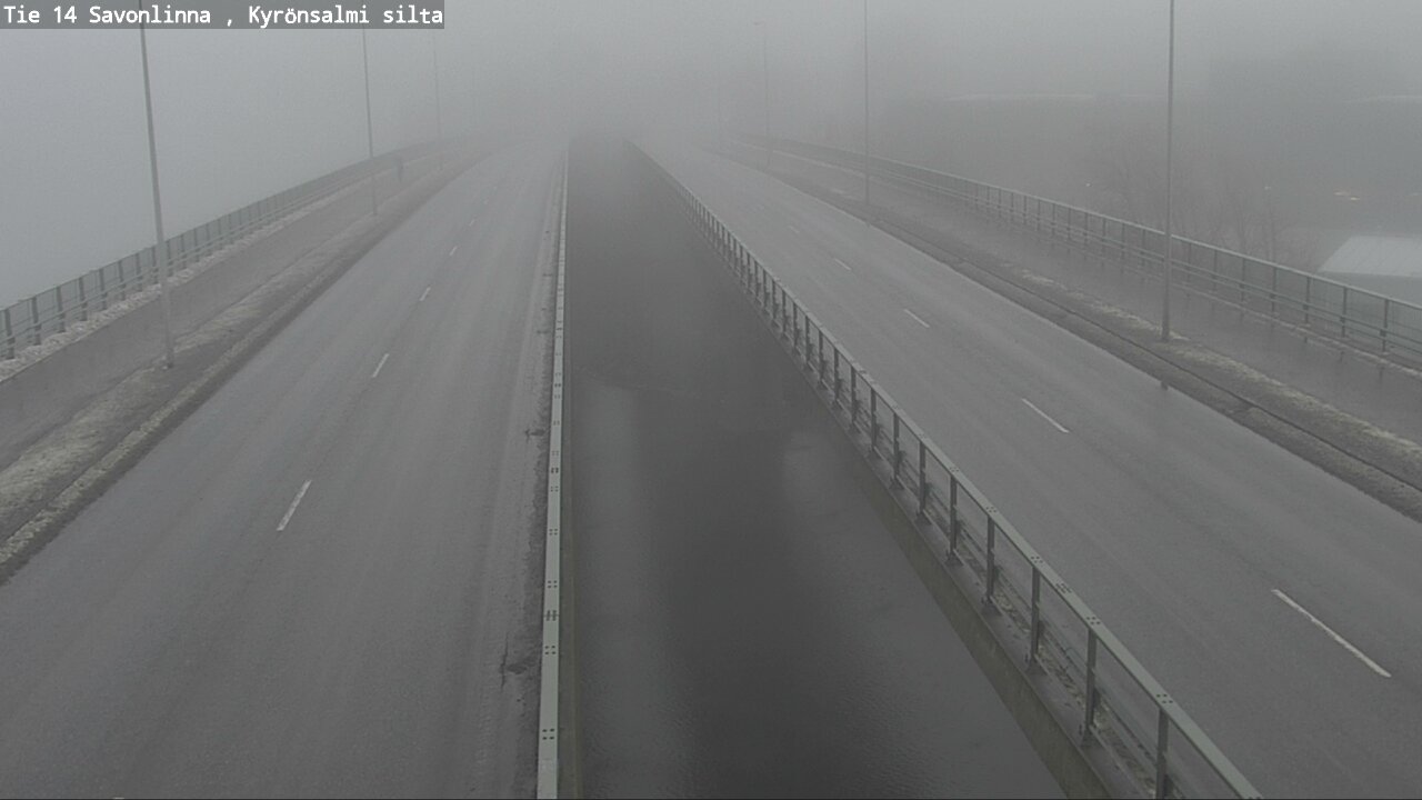 Weather Camera Image Väg 14 Nyslott, Kyrönsalmi, Savonlinna, Etelä-Savo