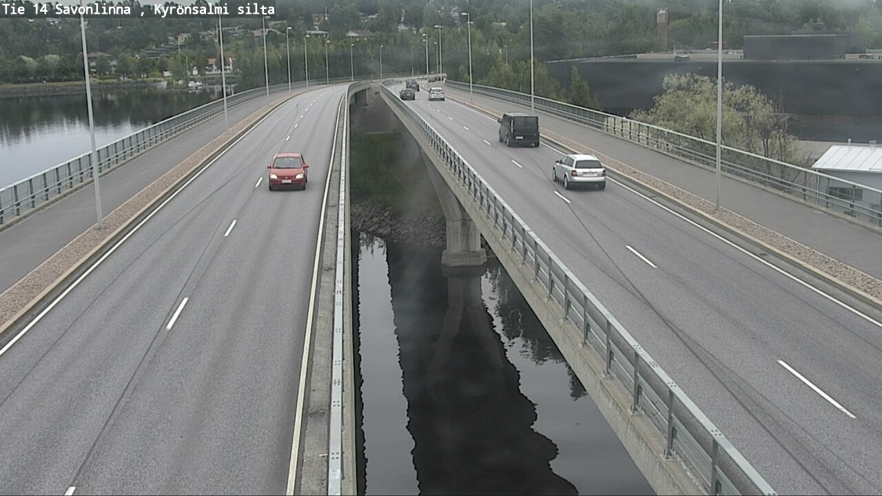 Weather Camera Image Road 14 Savonlinna, Kyrönsalmi, Savonlinna, Etelä-Savo