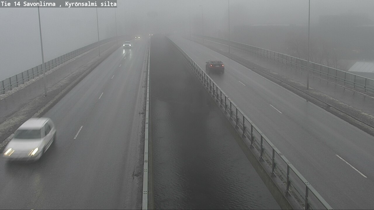 Weather Camera Image Väg 14 Nyslott, Kyrönsalmi, Savonlinna, Etelä-Savo