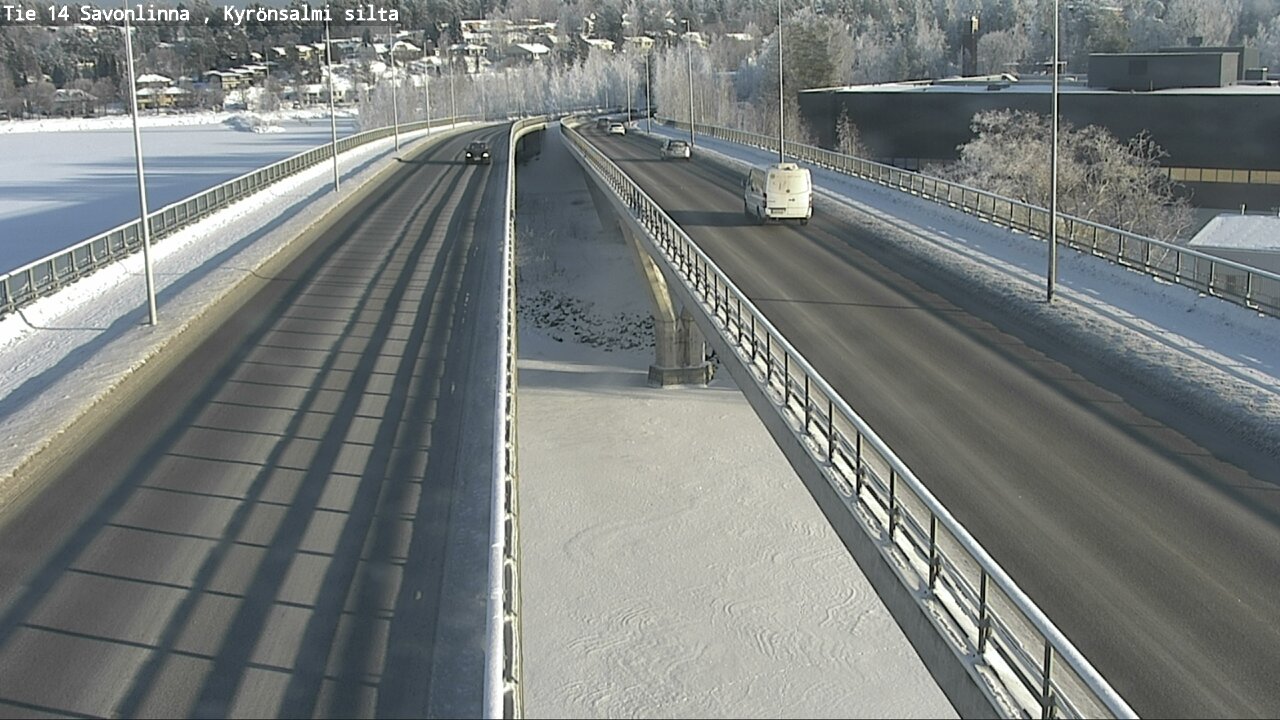 Weather Camera Image Road 14 Savonlinna, Kyrönsalmi, Savonlinna, Etelä-Savo
