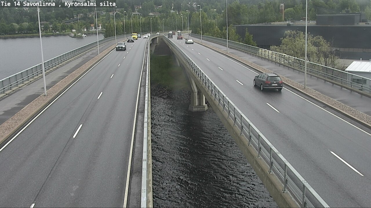 Weather Camera Image Road 14 Savonlinna, Kyrönsalmi, Savonlinna, Etelä-Savo