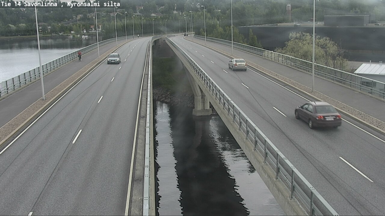 Weather Camera Image Road 14 Savonlinna, Kyrönsalmi, Savonlinna, Etelä-Savo