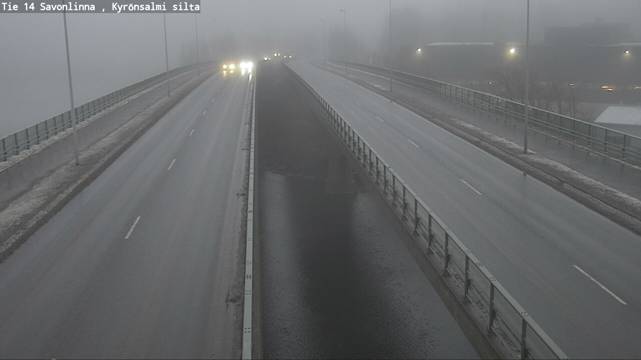 Weather Camera Image Väg 14 Nyslott, Kyrönsalmi, Savonlinna, Etelä-Savo