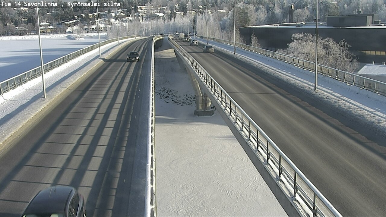 Weather Camera Image Road 14 Savonlinna, Kyrönsalmi, Savonlinna, Etelä-Savo