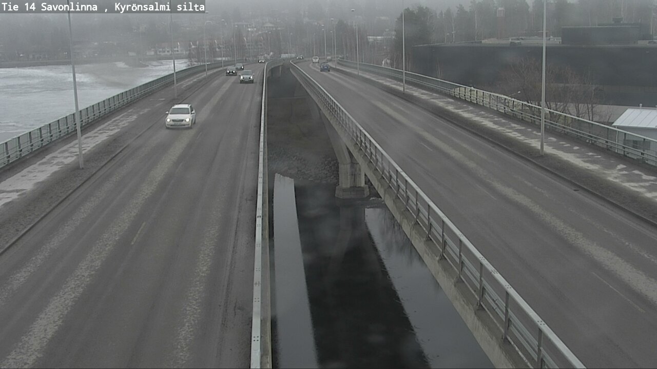 Weather Camera Image Väg 14 Nyslott, Kyrönsalmi, Savonlinna, Etelä-Savo