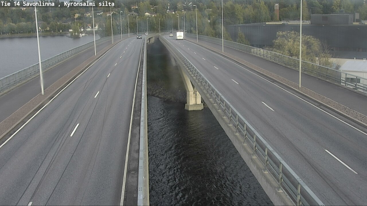 Weather Camera Image Road 14 Savonlinna, Kyrönsalmi, Savonlinna, Etelä-Savo