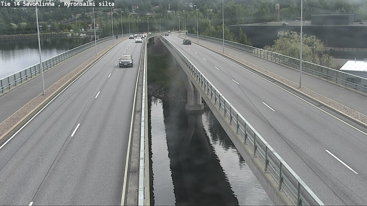 Weather Camera Image Road 14 Savonlinna, Kyrönsalmi, Savonlinna, Etelä-Savo