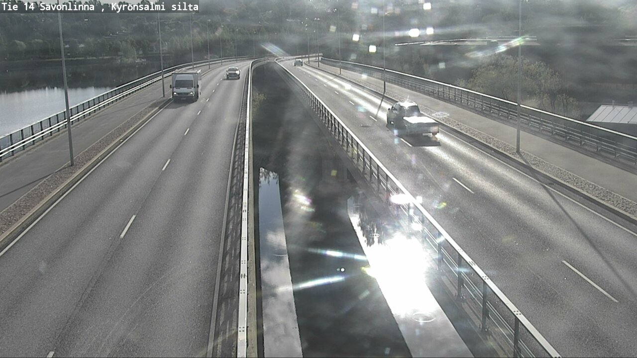 Weather Camera Image Road 14 Savonlinna, Kyrönsalmi, Savonlinna, Etelä-Savo