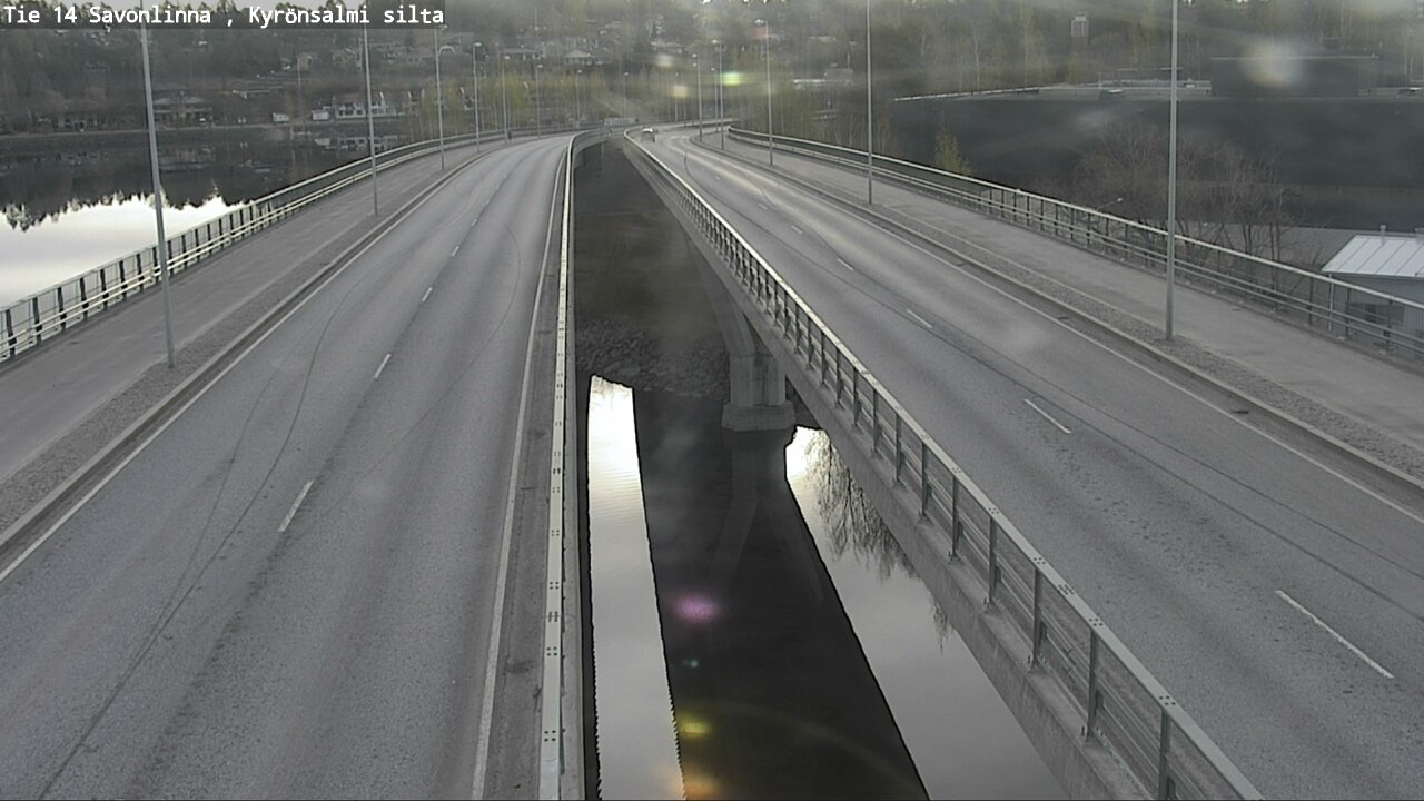 Weather Camera Image Väg 14 Nyslott, Kyrönsalmi, Savonlinna, Etelä-Savo