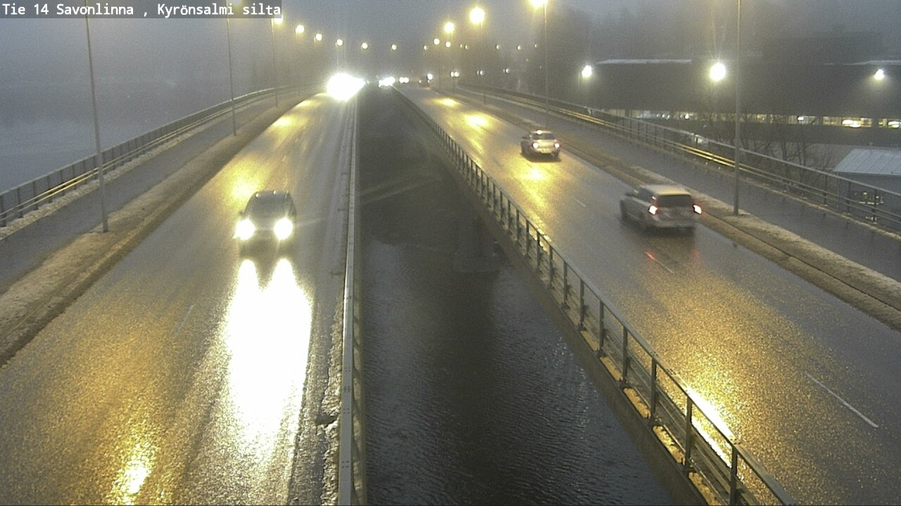 Weather Camera Image Väg 14 Nyslott, Kyrönsalmi, Savonlinna, Etelä-Savo