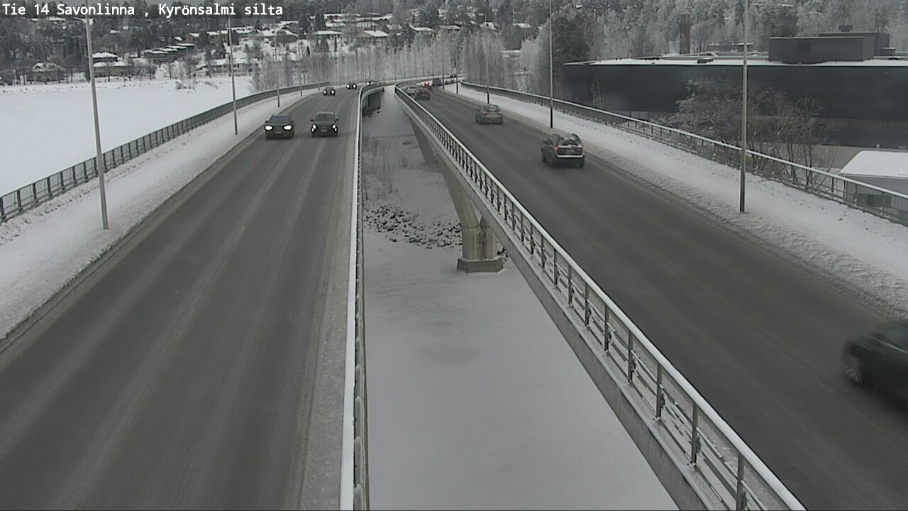 Weather Camera Image Road 14 Savonlinna, Kyrönsalmi, Savonlinna, Etelä-Savo