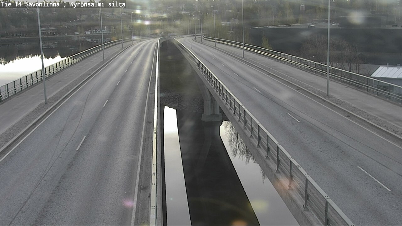 Weather Camera Image Väg 14 Nyslott, Kyrönsalmi, Savonlinna, Etelä-Savo