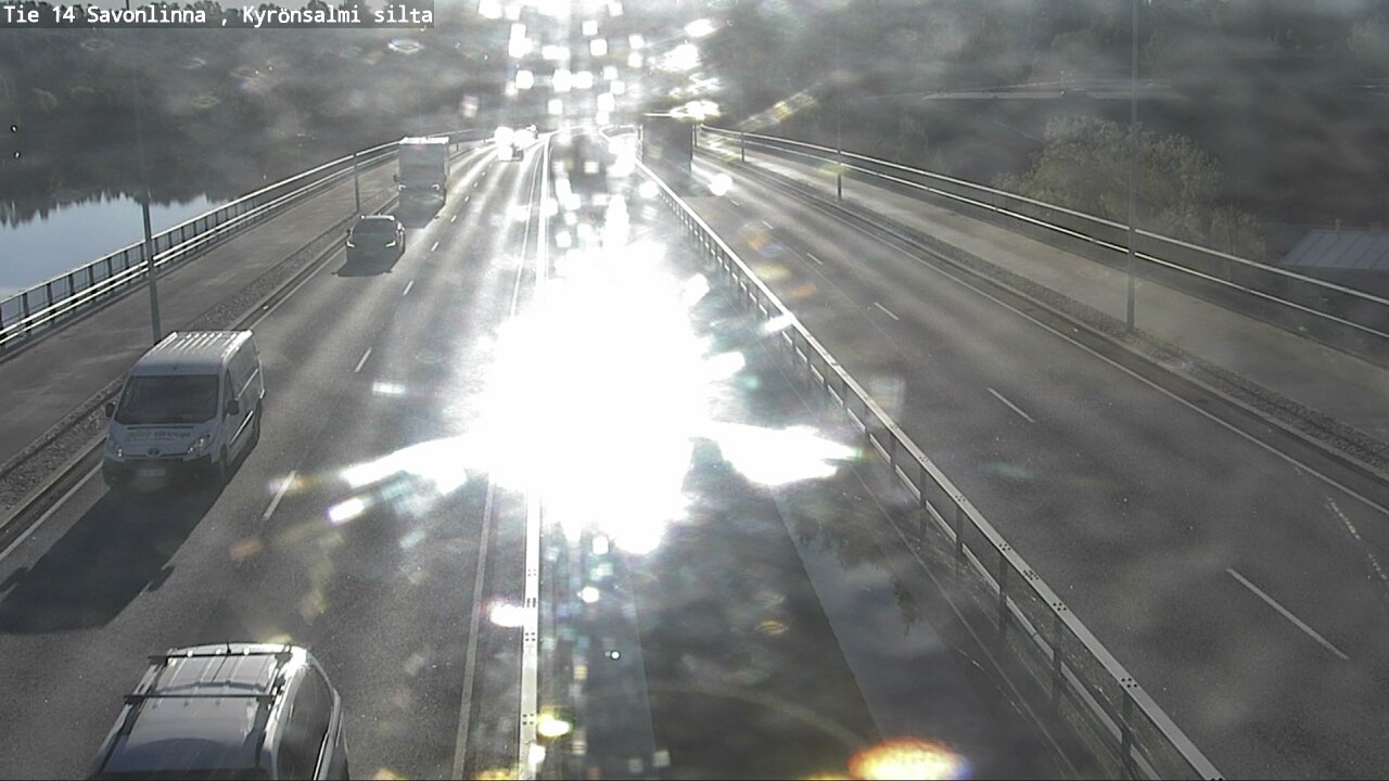 Weather Camera Image Road 14 Savonlinna, Kyrönsalmi, Savonlinna, Etelä-Savo