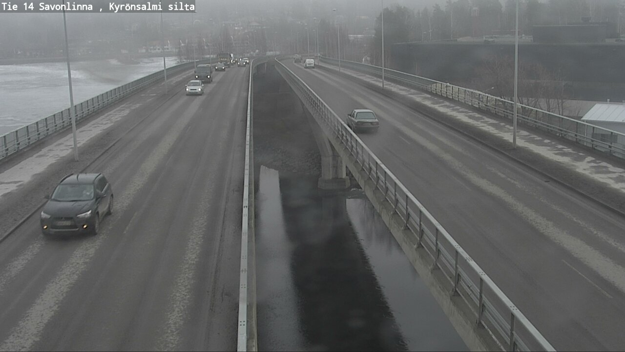 Weather Camera Image Väg 14 Nyslott, Kyrönsalmi, Savonlinna, Etelä-Savo