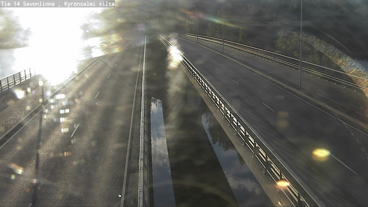Weather Camera Image Road 14 Savonlinna, Kyrönsalmi, Savonlinna, Etelä-Savo