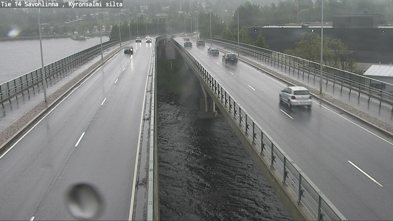 Weather Camera Image Väg 14 Nyslott, Kyrönsalmi, Savonlinna, Etelä-Savo