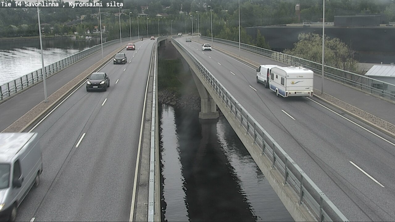 Weather Camera Image Road 14 Savonlinna, Kyrönsalmi, Savonlinna, Etelä-Savo