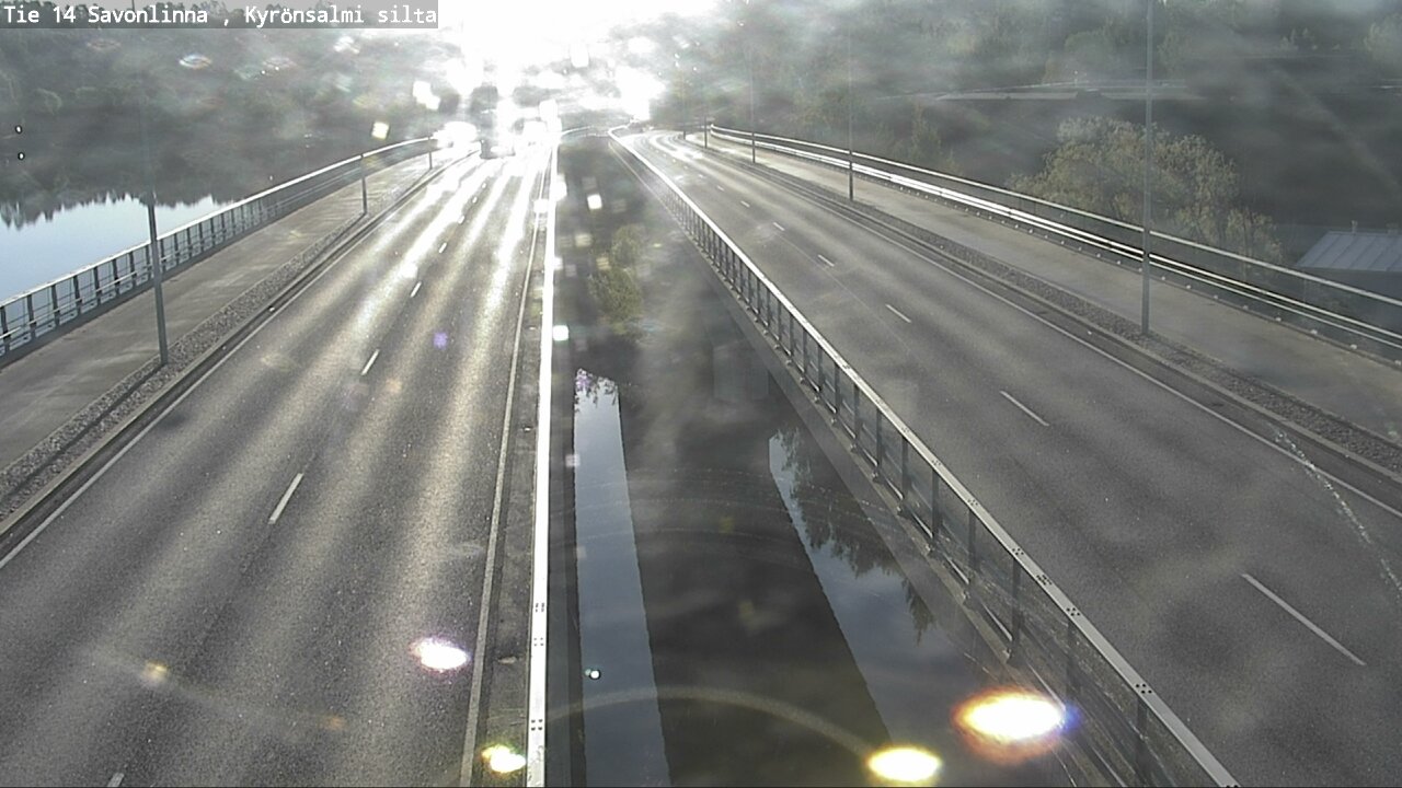 Weather Camera Image Road 14 Savonlinna, Kyrönsalmi, Savonlinna, Etelä-Savo