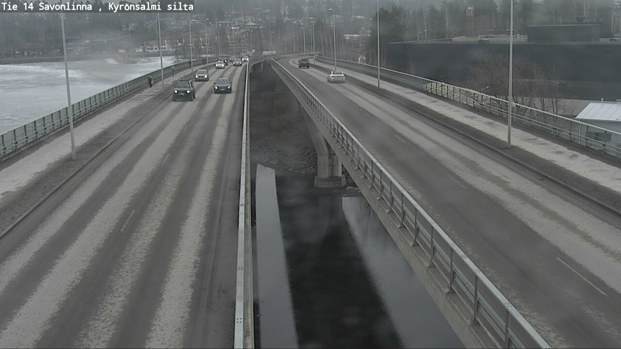 Weather Camera Image Väg 14 Nyslott, Kyrönsalmi, Savonlinna, Etelä-Savo