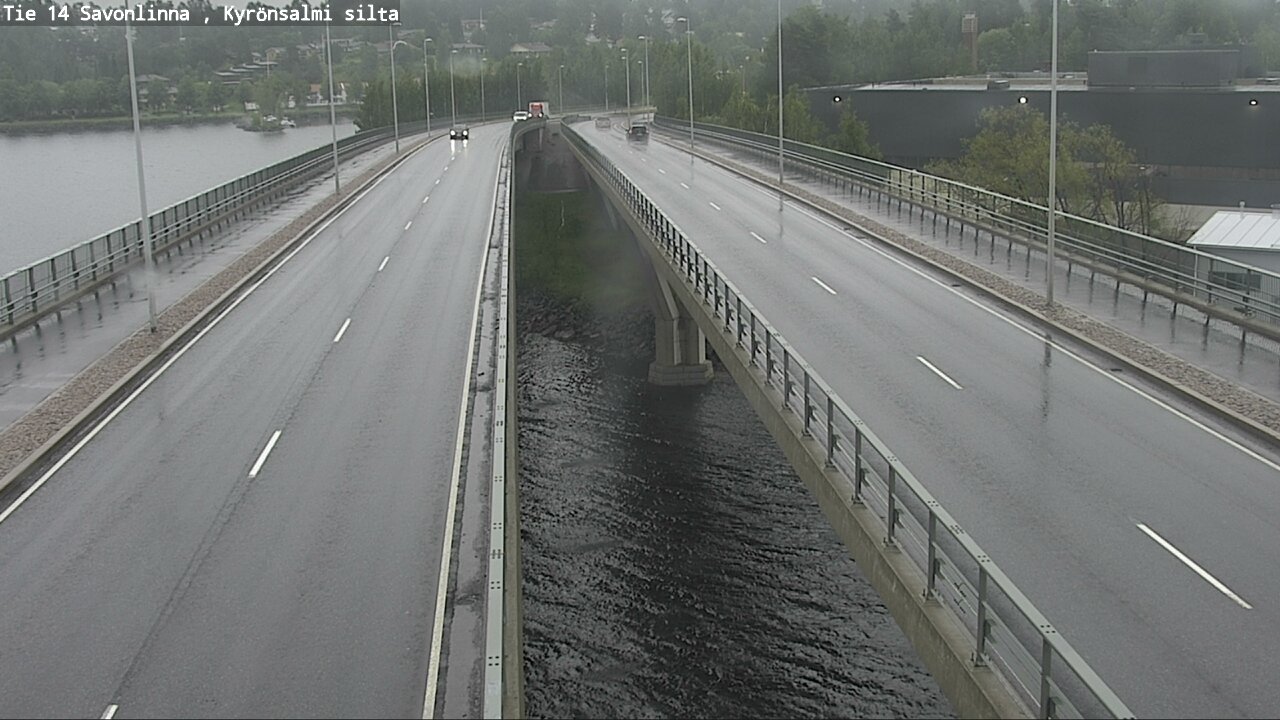 Weather Camera Image Road 14 Savonlinna, Kyrönsalmi, Savonlinna, Etelä-Savo