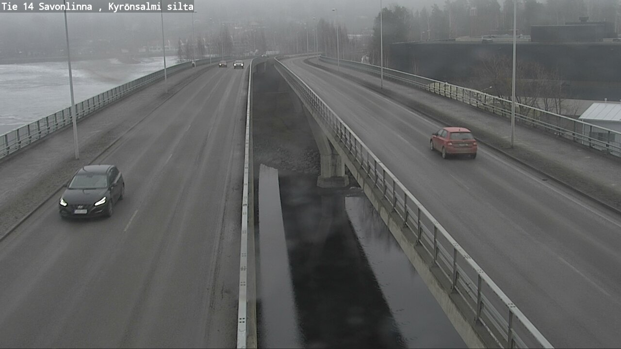 Weather Camera Image Väg 14 Nyslott, Kyrönsalmi, Savonlinna, Etelä-Savo