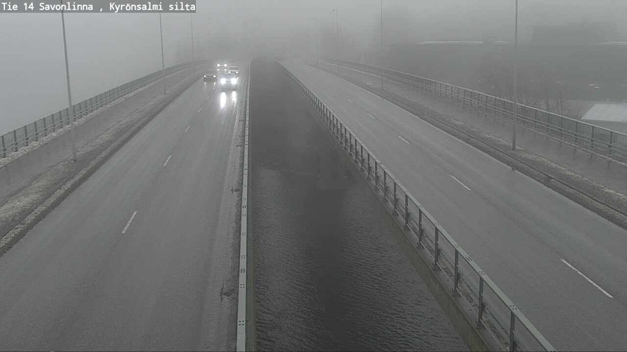 Weather Camera Image Väg 14 Nyslott, Kyrönsalmi, Savonlinna, Etelä-Savo